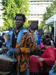 Franky, l'animateur de l'atelier "Percussions"